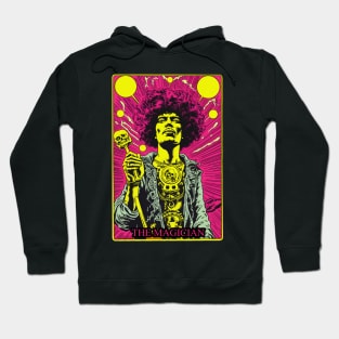 The Magician Classic Rocker Tarot Card Art Tee: Musical Alchemy Hoodie